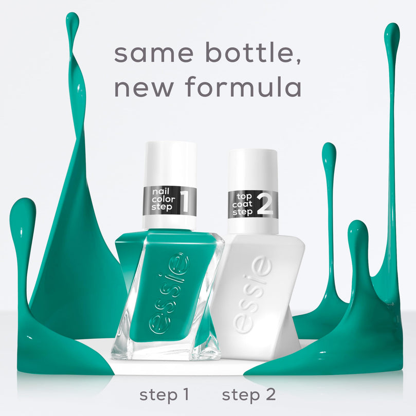 essie Gel Couture Nail Polish, Long Lasting Yellow Nail Polish, Vegan, Rev It Up, 0.46 fl oz