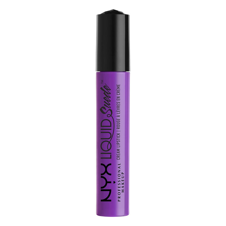 NYX PROFESSIONAL MAKEUP Liquid Suede Cream Lipstick - Run the World (Bright Violet With Pink Undertones)