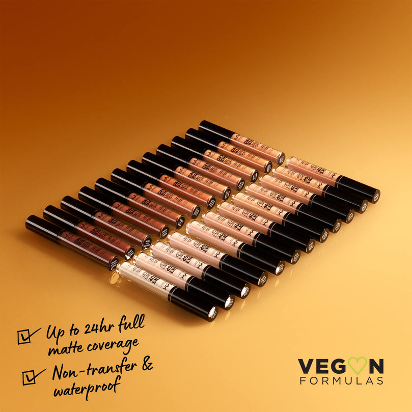 NYX PROFESSIONAL MAKEUP Can't Stop Won't Stop Contour Concealer, 24h Full Coverage Matte Finish - Pale