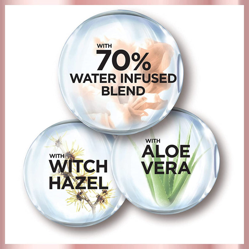 L'Oreal Paris Skin Paradise Water-infused Tinted Moisturizer with Broad Spectrum SPF 19 sunscreen lightweight, natural coverage up to 24h hydration for a fresh, glowing complexion, Deep 03, 1 fl oz