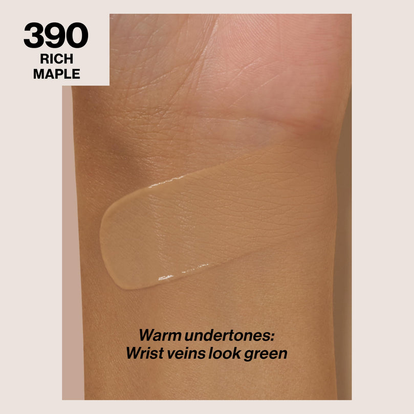 Revlon Liquid Foundation, ColorStay Face Makeup for Combination & Oily Skin, SPF 15 - Rich Maple (390), 1.0 oz