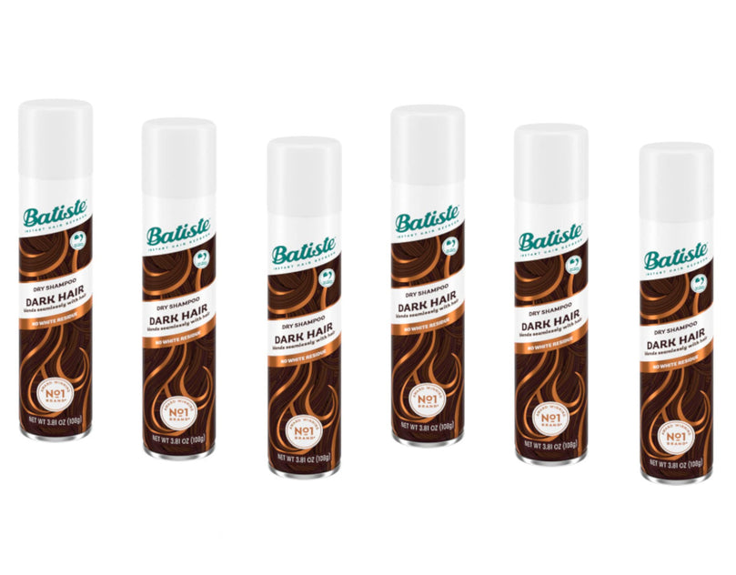 Batiste Shampoo Dry Divine Dark 6.73 Ounce (199ml) (6 Pack)