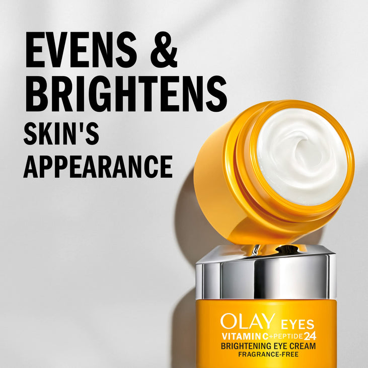 Olay Vitamin C + Peptide 24 Eye Cream, Fragrance-Free, 0.5 oz
