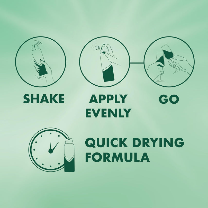 Mitchum Invisible Clear Fresh Anti Perspirant Spray 200 ml (4 Pack)