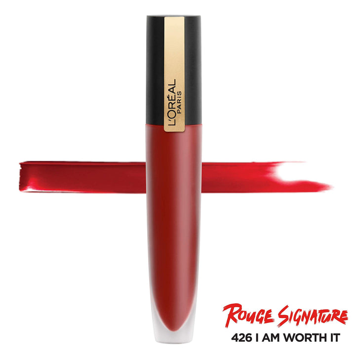 Loreal Paris Makeup Rouge Signature Matte Lip Stain, I Am Worth It