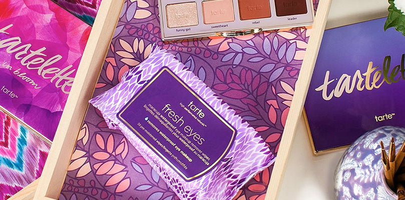 Tarte travel-size fresh eyes maracuja waterproof eye makeup remover wipes