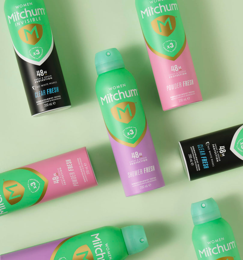 Mitchum Woman Shower Fresh Triple Odor Defense Deodorant Spray 200 ml