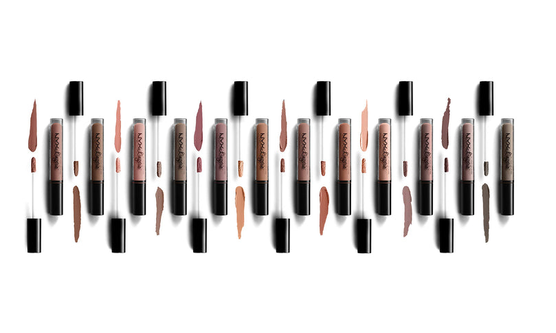 NYX PROFESSIONAL MAKEUP Lip Lingerie Matte Liquid Lipstick - Dusk To Dawn (Warm Beige Nude)