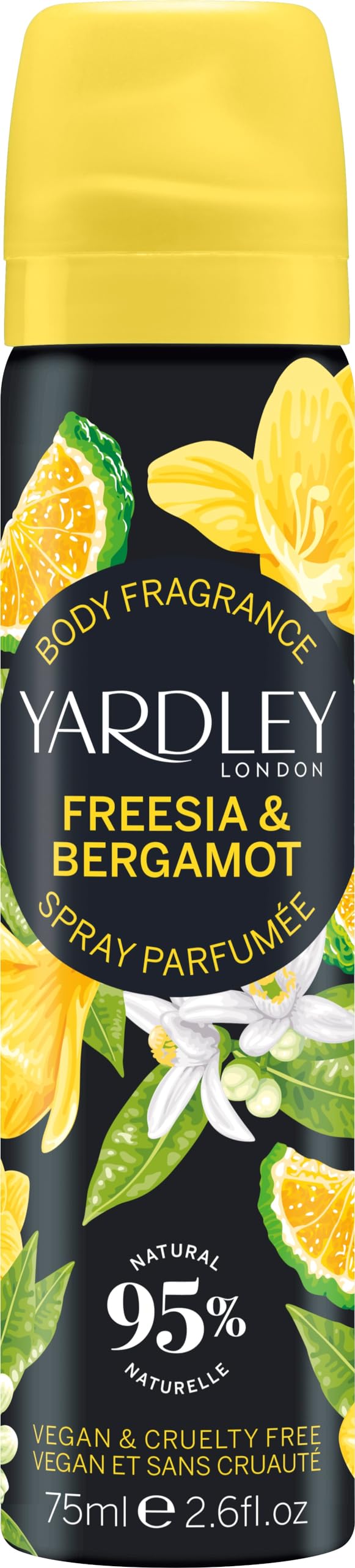 Yardley Freesia & Bergamot Body Fragrance Spray 2.6 oz