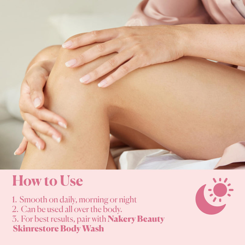 NAKERY Body Butter Anti Aging Moisturizer - Body Cream Skin Tightening Cream & Neck Firming Cream, Moisturizing Cream & Neck Tightening Cream for Body & Face Cream for Dry Skin 300ml(Seaside Serenity)