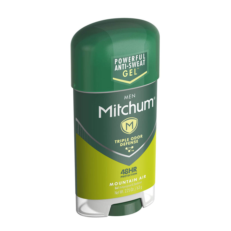 Mitchum Antiperspirant Deodorant Stick for Men, Triple Odor Defense Gel, 48 Hr Protection, Dermatologist Tested, Mountain Air, 2.25 oz (3202-00)