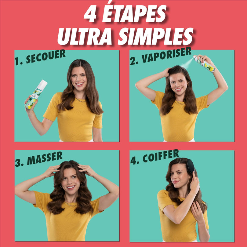 Batiste Shampoo Dry Cherry 6.73 Ounce (200ml) (3 Pack)