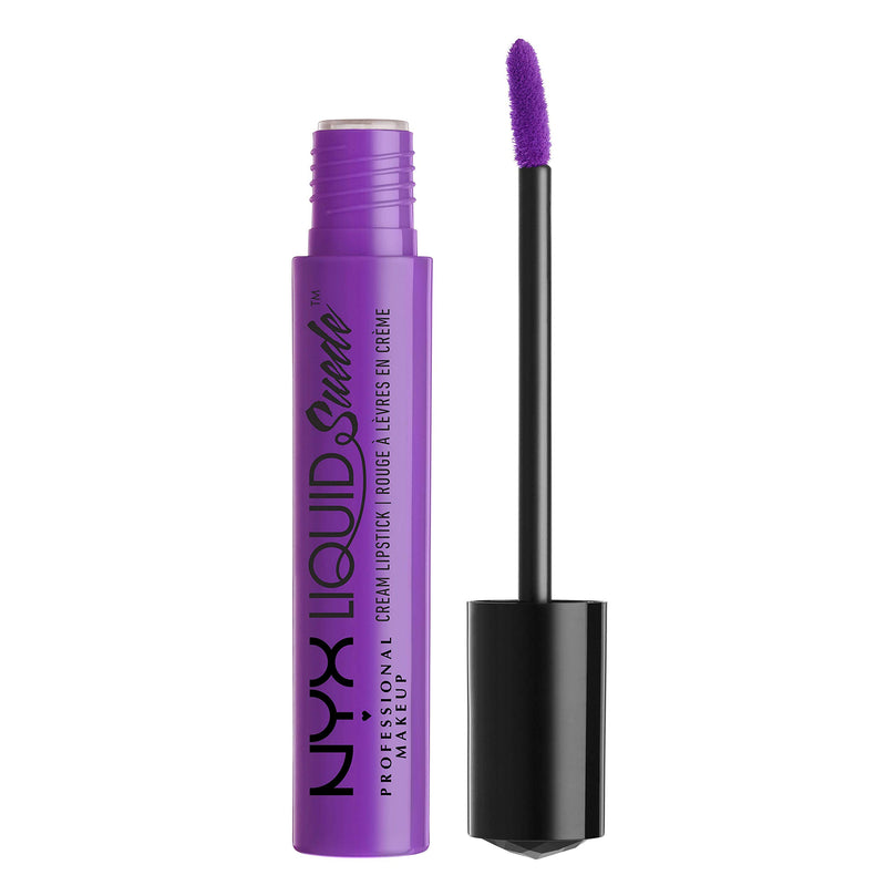 NYX PROFESSIONAL MAKEUP Liquid Suede Cream Lipstick - Run the World (Bright Violet With Pink Undertones)