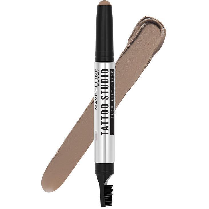 Maybelline TattooStudio Brow Lift Stick Makeup with Tinted Wax Conditioning Complex, Blonde, 1 Count