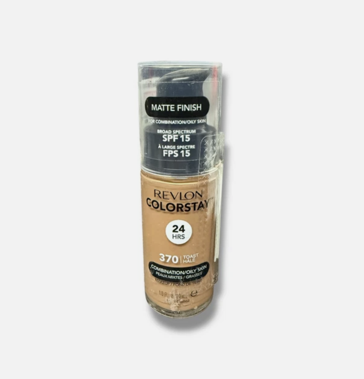 Revlon ColorStay Liquid Foundation Makeup Combination / Oily Skin - 370 Toast 1 Fl Oz