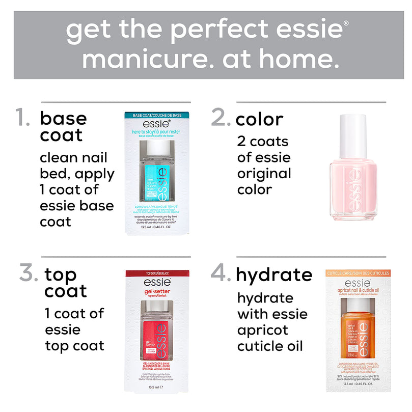 essie Nail Care, 8-Free Vegan, Quick-E Drops, fast-drying drops, nail polish finisher, 0.46 fl oz