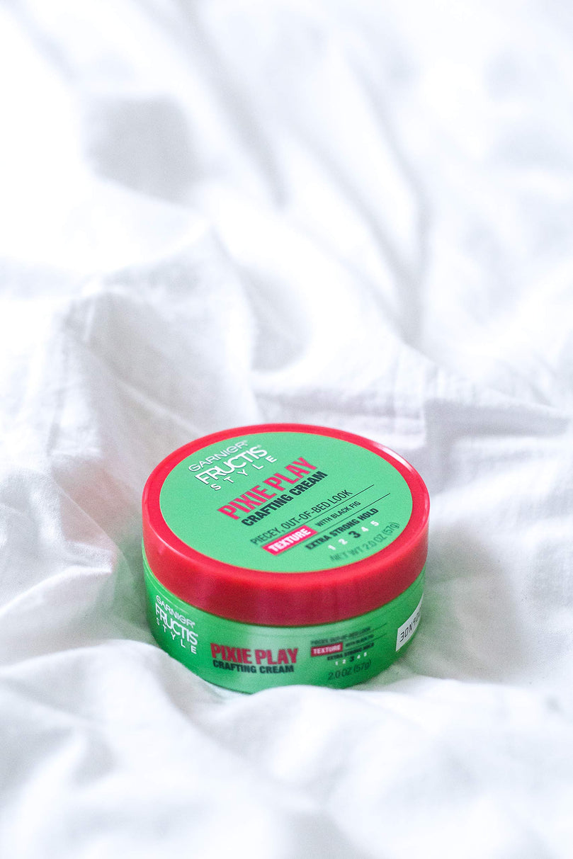 Garnier Fructis Style Pixie Play Crafting Cream, All Hair Types, oz. (Packaging May Vary) Texture 2 Ounce 2.0 Ounce