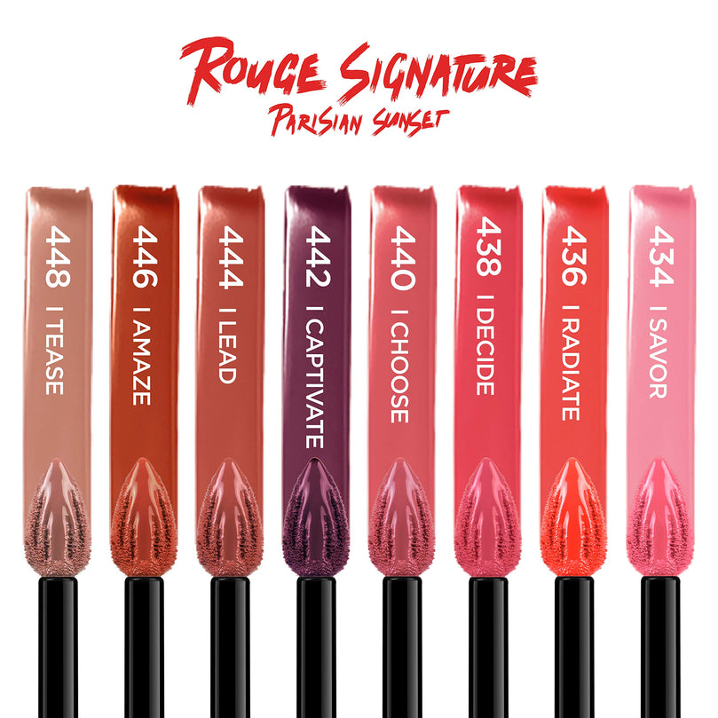 L'Oreal Paris Makeup Rouge Signature Matte Lip Stain, I Radiate 0.23 Ounce