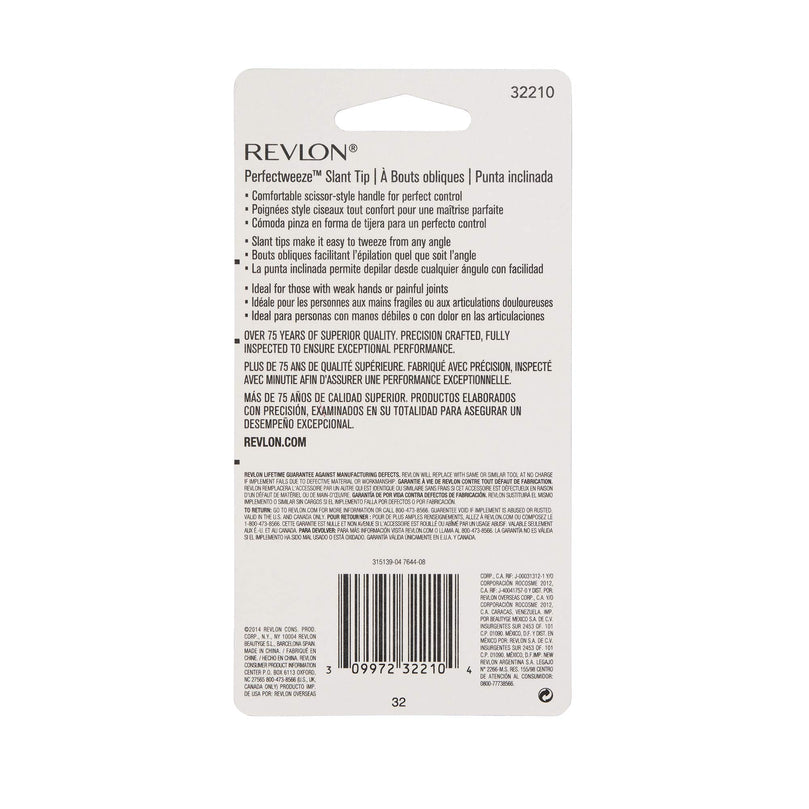 Revlon Perfectweeze Slant Tip Tweezer 32210