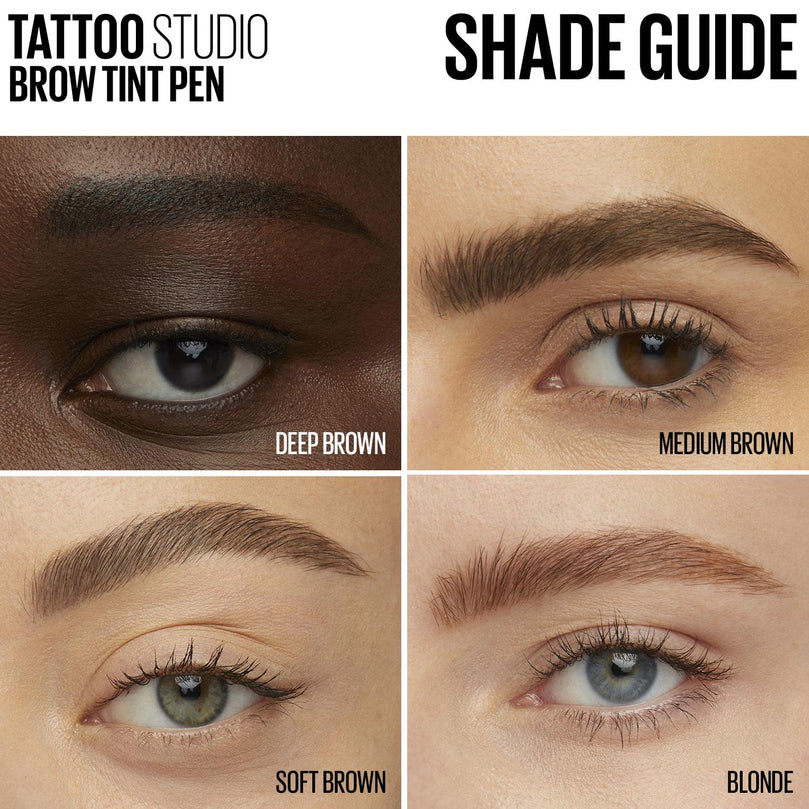 Maybelline Tattoo Studio Brow Tint Pen - 365 Deep Brown