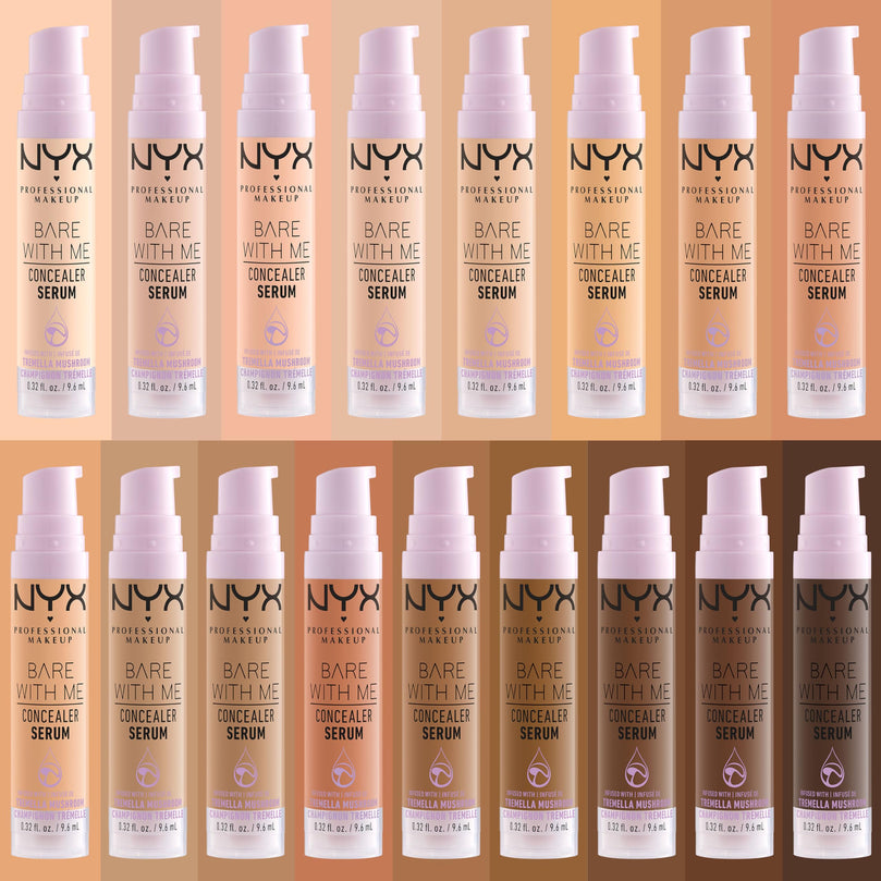 NYX PROFESSIONAL MAKEUP Bare With Me Concealer Serum, Concealer Makeup For Up To 24Hr Hydration - Beige