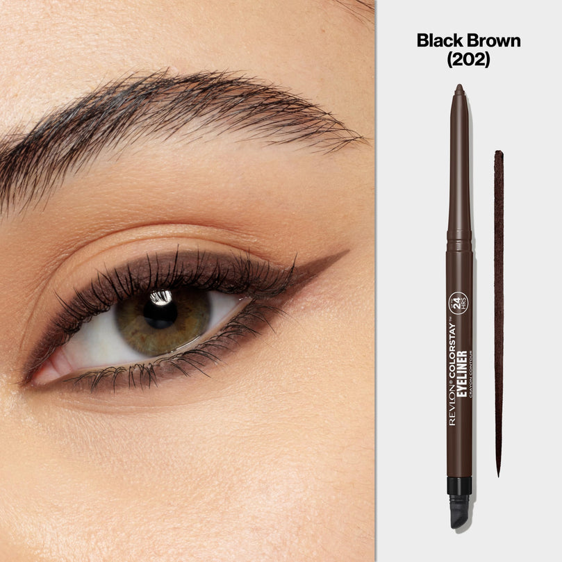Revlon Colorstay Eyeliner Pencil - 202 Black Brown 0.01 Fl Oz
