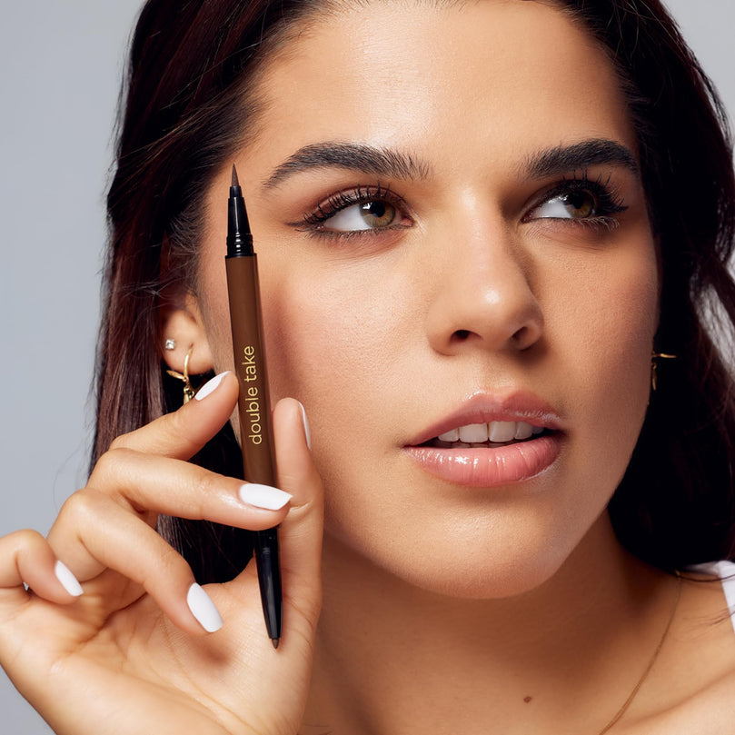 tarte double take eyeliner - brown - full size