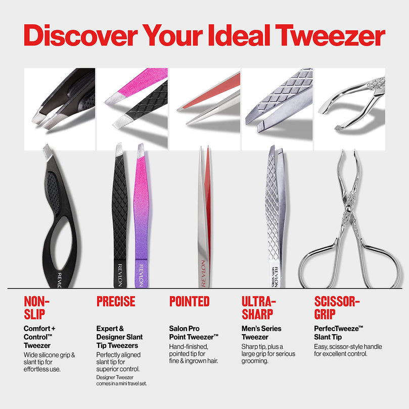 Revlon Perfectweeze Slant Tip Tweezer 32210