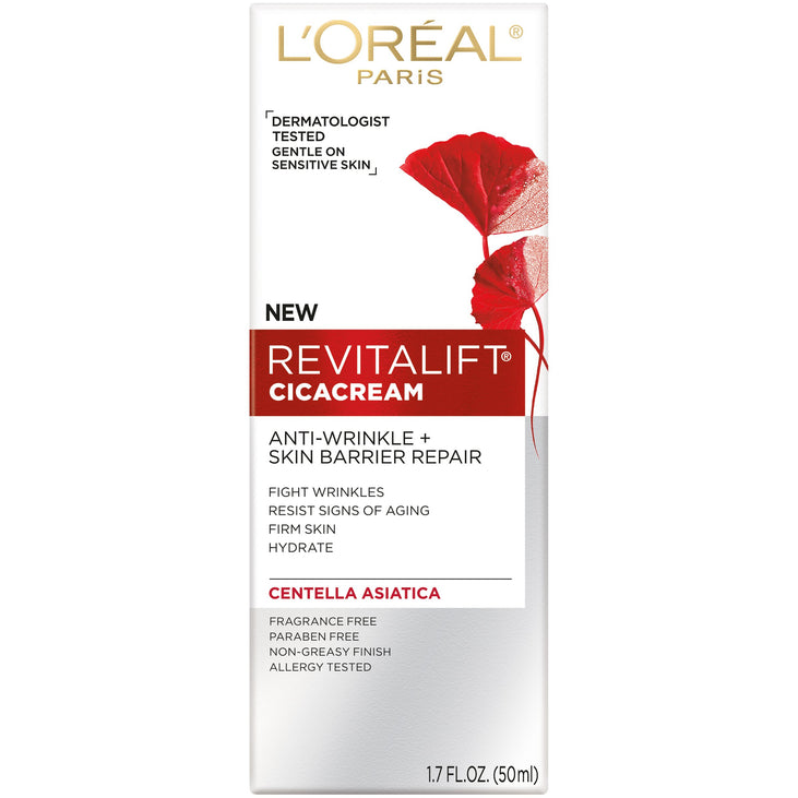 Loreal Paris Revitalift Cicacream Anti-Wrinkle + Skin Barrier Repair - 1.7 fl oz.