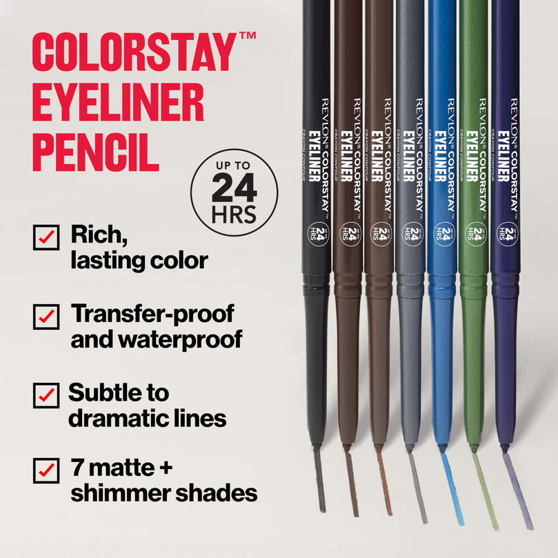 Revlon Colorstay Eyeliner Pencil - 202 Black Brown 0.01 Fl Oz