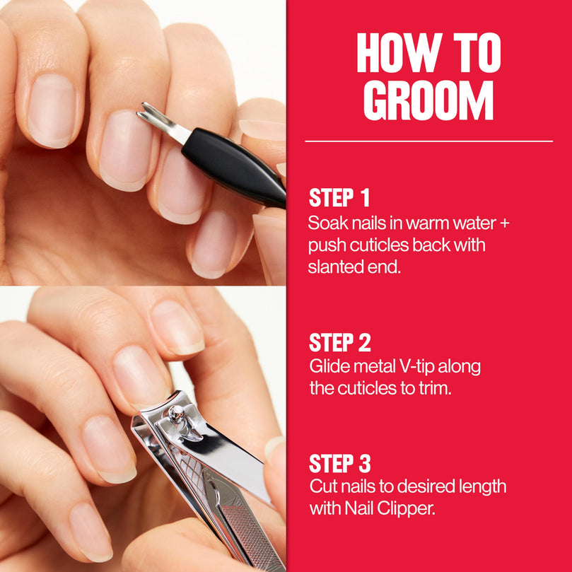 Revlon Nail Clipper With File, Manicure Care Tool With a Curved Blade for an Accurate Trimming and Grooming, Easy to Use (Pack of 1)