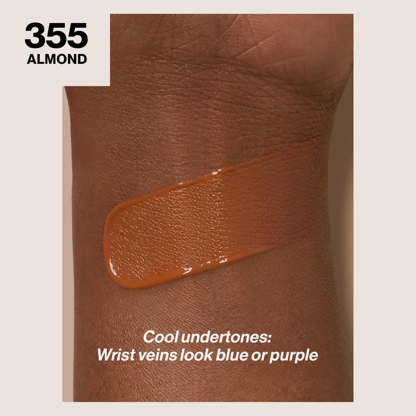 Revlon Liquid Foundation, ColorStay Face Makeup for Combination & Oily Skin, SPF 15 - 355 Almond, 1 fl oz