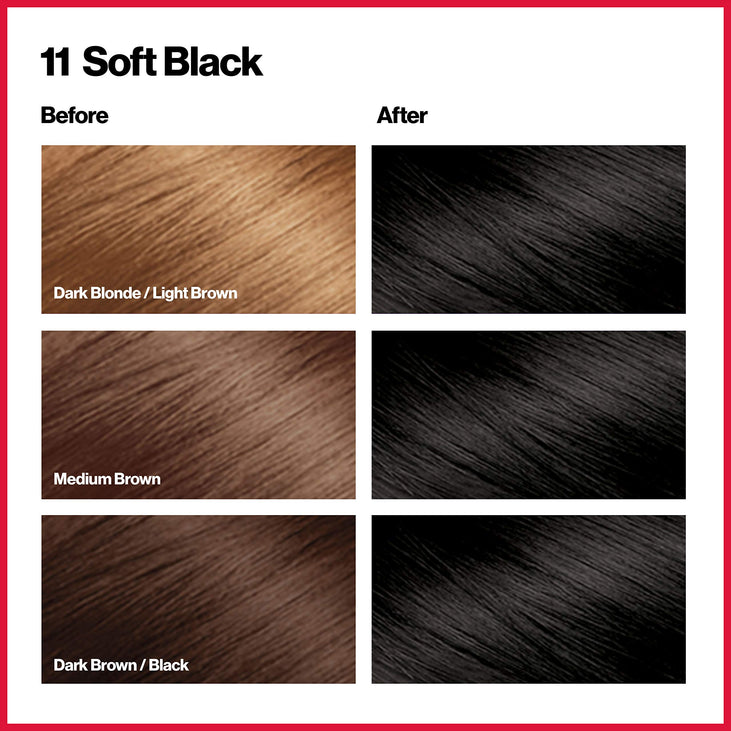 Revlon Colorsilk Beautiful Permanent Hair Color 11 Soft Black