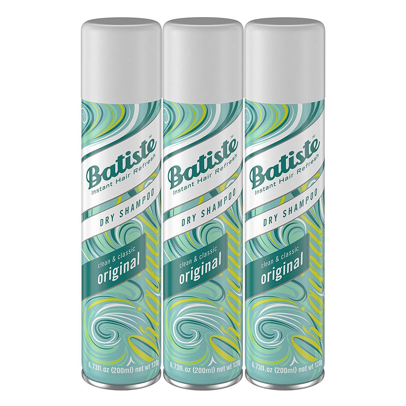 Batiste Dry Shampoo, Original Fragrance, 6.73 Fl Oz,Pack of 3