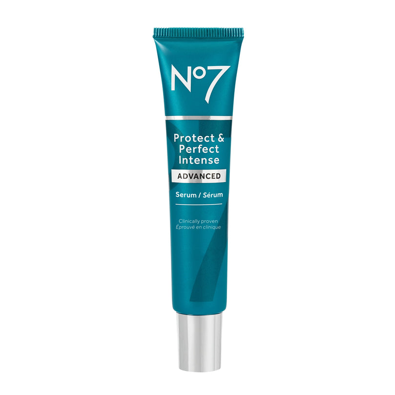 No7 Protect & Perfect Intense Advanced Serum with Collagen Peptides & Hyaluronic Acid, All Skin Types, 1 oz