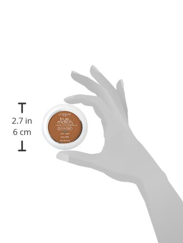 L'Oreal Paris True Match Super Blendable Oil Free Makeup Powder, Nut Brown, 0.33 oz