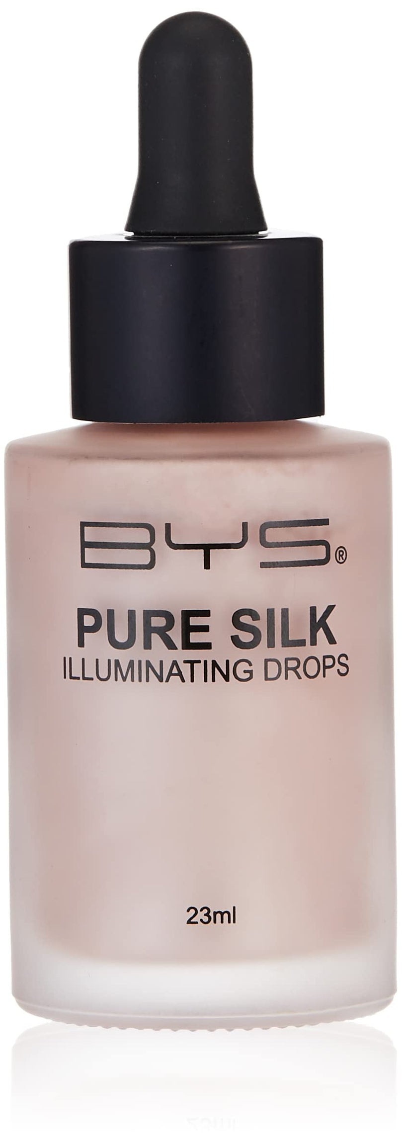 BYS Pure Silk Illuminating Drops Frosted Glow - Instantly enhance complexion highly concentrated liquid shimmer glides on smoothly use alone or mix with Foundation or Primer
