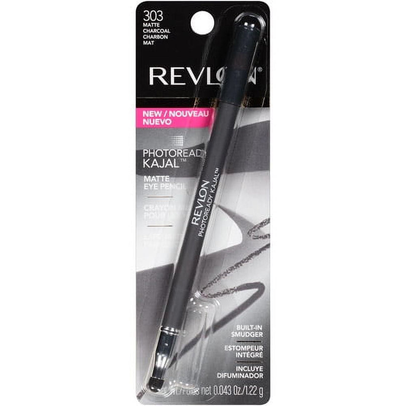 Revlon Photoready Kajal Eye Pencil, Matte Charcoal, .043 Oz