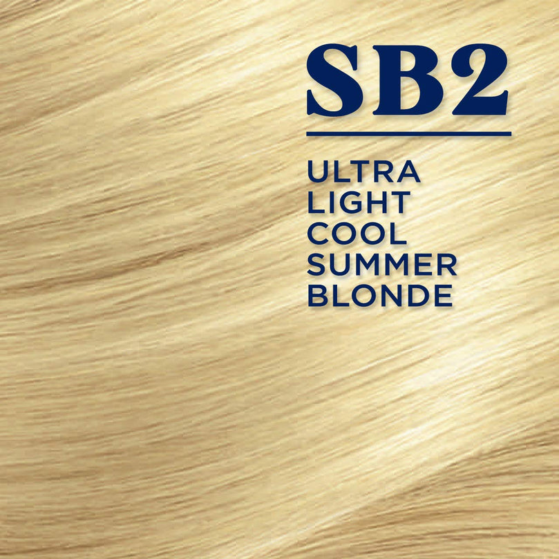 Clairol Nice 'n Easy Sun-Kissed Permanent Hair Color, SB2 Ultra Light Cool Summer Blonde, 1 Kit