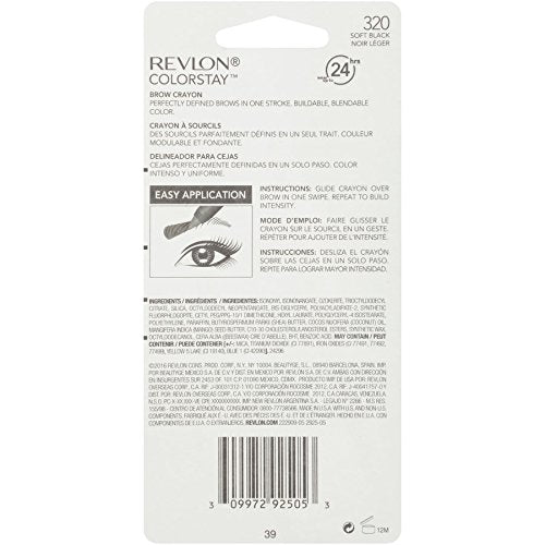 Revlon ColorStay™ Brow Crayon - Soft Black