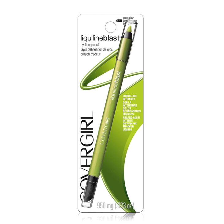 COVERGIRL LiquilineBlast Eyeliner Pencil, Green Glow