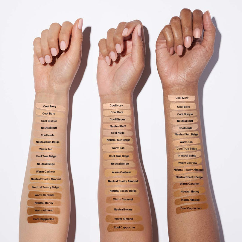 Almay Skin Perfecting Comfort Matte Foundation Makeup, Hypoallergenic, 220 Warm Cashew, 1 fl oz