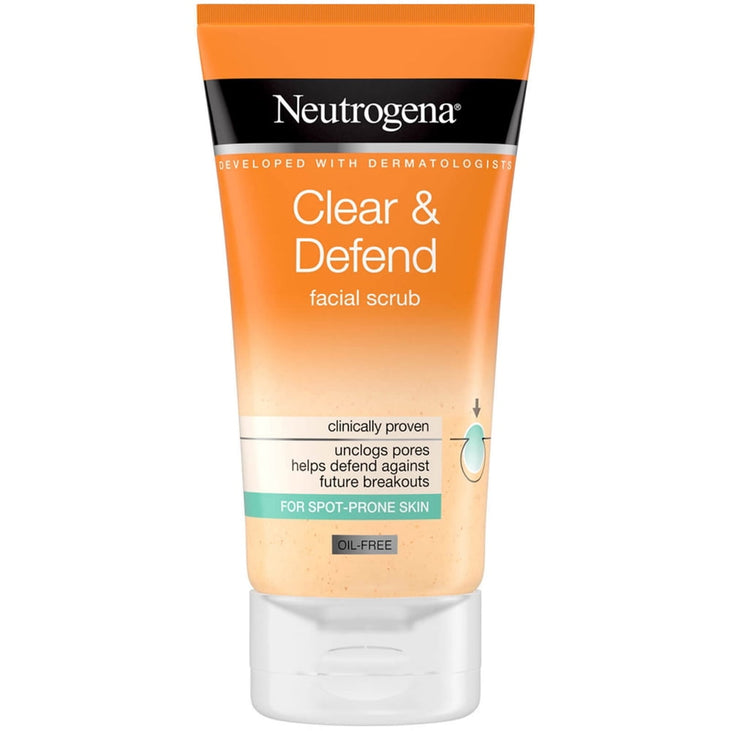Neutrogena Clear & Defend Facial Scrub 5oz / 150ml