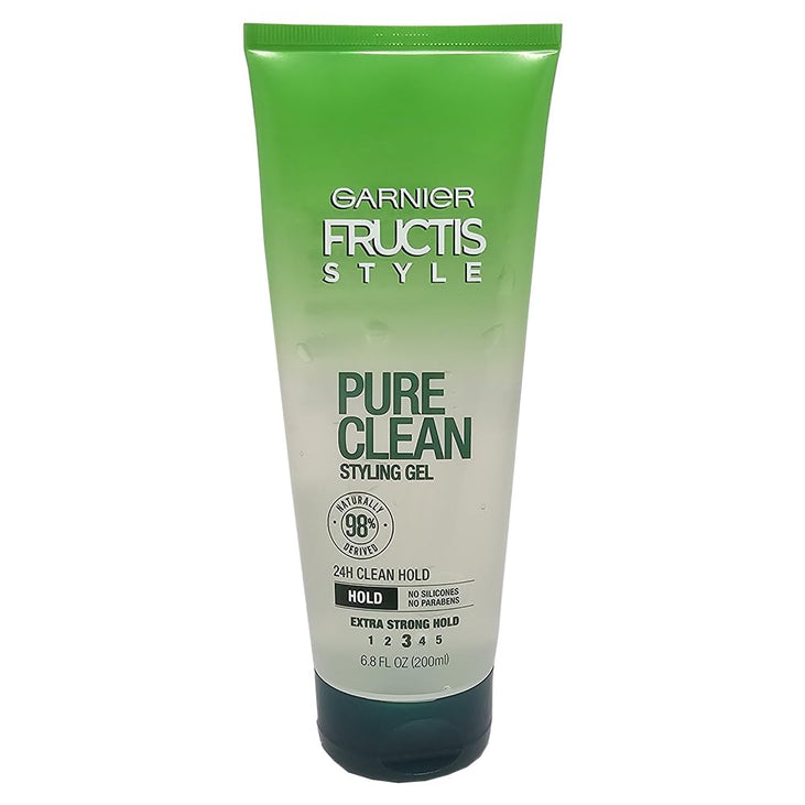 Garnier Fructis Style Pure Clean Styling Gel, 20.4 Fl Oz (Pack of 3)