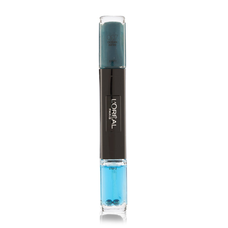 L'Oreal Paris Infallible 2-Step Nail Polish #007 Ocean Infini - Long-Lasting Gel Manicure