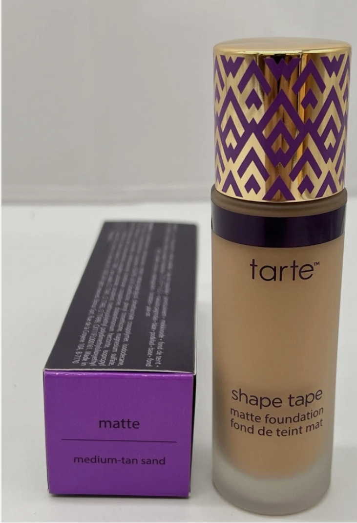 Tarte double duty beauty shape tape matte foundation- 39S medium tan sand