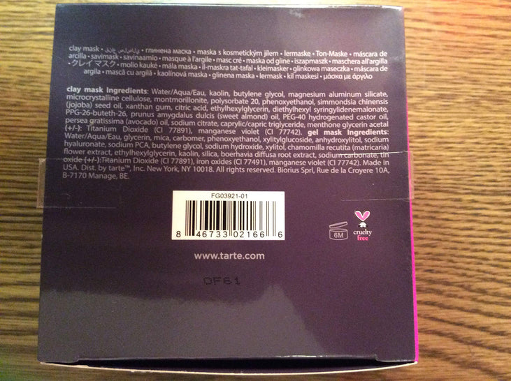 Tarte Skincare Tight & Bright Clay Multi-Mask