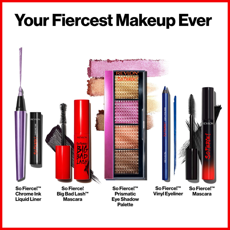 Revlon So Fierce! Chrome Ink Liquid Eyeliner, 902 Bronzage, 0.03 oz