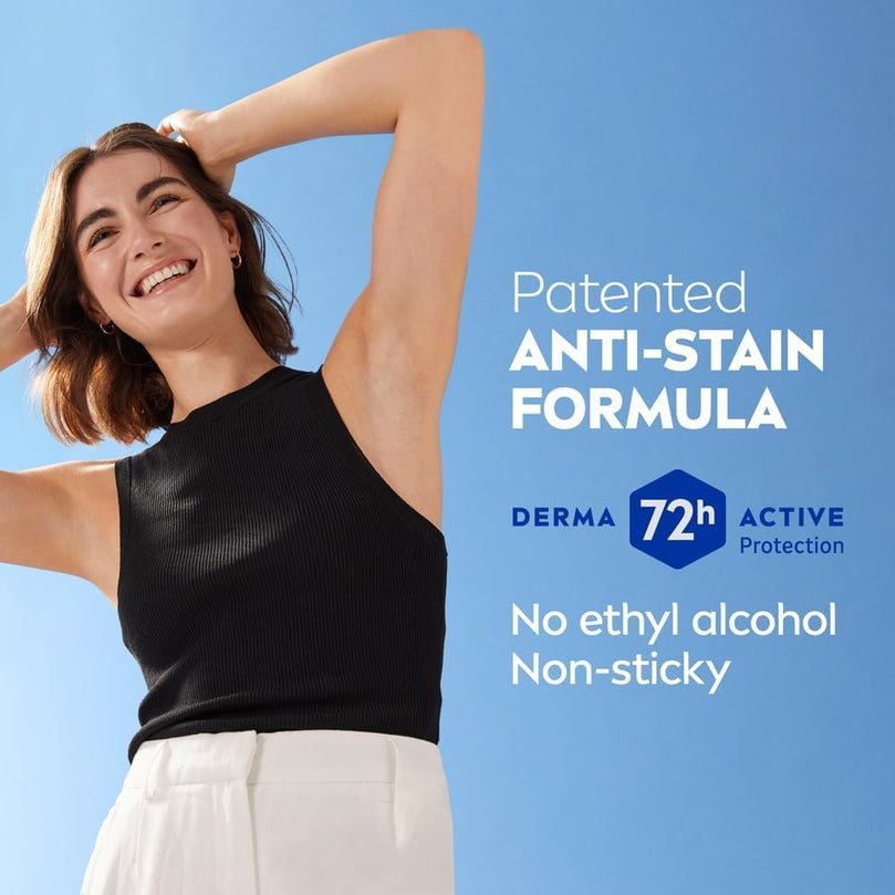 NIVEA Black & White Invisible Clear Anti-Perspirant Deodorant Spray 200ml 2-Pack