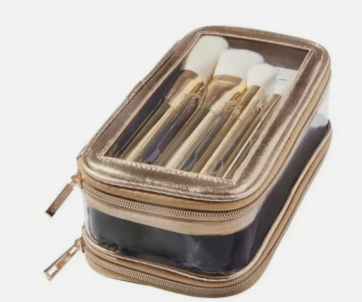 Tarte Gold Dusters 5 Piece Brush Set & Travel Case